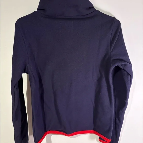 Dudley Stephens Navy Park Slope with Red Tipping in Vello Fleece NWT - Picture 4 of 5